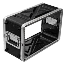 Load image into Gallery viewer, SALWR6S - Lightweight 6 Space Compact ABS Rack Case - 6U PA DJ Shallow Rack Case
