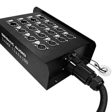 Load image into Gallery viewer, SAMP-12x4x100 - 12 Channel, 100 Foot XLR Snake Cable with Easy Disconnect Trunk
