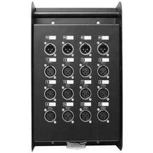 Load image into Gallery viewer, SAMP-12x4x50 - 12 Channel, 50 Foot XLR Snake Cable with Easy Disconnect Trunk
