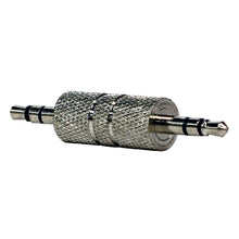 Load image into Gallery viewer, SAPT315 - 4 Pack of 1/8&quot; (3.5mm) Male to Male Stereo Adapters - Audio Gender Changers
