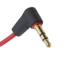Load image into Gallery viewer, SAPT519- Pair of 6 Inch Right Angle 1/8&quot; 3.5mm TRS to 1/8&quot; 3.5mm Female 1/8&quot; Headset Audio Patch Cable
