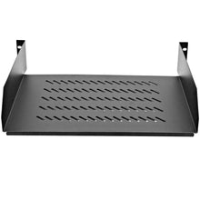 Load image into Gallery viewer, SARCS-02 - 2 Space Vented Rack Case Shelf - 2U Server Mount Network Shelf
