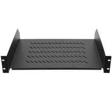 Load image into Gallery viewer, SARCS-02 - 2 Space Vented Rack Case Shelf - 2U Server Mount Network Shelf
