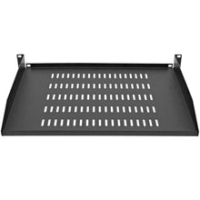 Load image into Gallery viewer, SARCS-05 - 1 Space Vented Server Shelf - 1U Rack Mount Case Shelf - 14&quot; Deep
