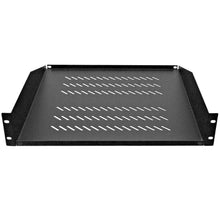 Load image into Gallery viewer, SARCS-06 - 2 Space Vented Rack Case Shelf - 18 Inch Deep 2U Server Mount Network Shelf
