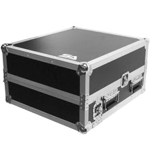 Load image into Gallery viewer, SATAC2x10 - Heavy Duty 2 Space ATA Rack Case with 10U DJ Mixer Top and Laptop Shelf
