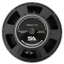 Load image into Gallery viewer, Denali 15&quot; Loudspeakers - Steel Frame Drivers for PA SpeakersSteel Frame Speaker Driver (Pair)
