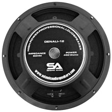 Load image into Gallery viewer, Denali 12&quot;&quot; Loudspeakers - Steel Frame Drivers for PA Speakers (Pair)
