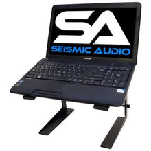 Load image into Gallery viewer, Laptop Computer Desk Top Mountable Stand with Shelf
