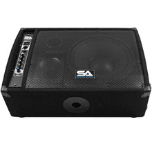 Load image into Gallery viewer, FL-12MP-PW - Pair of Premium Powered 2-Way 12&quot; PA Floor Monitors with Titanium Horns
