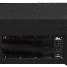 Load image into Gallery viewer, FL-12MP-PW - Pair of Premium Powered 2-Way 12&quot; PA Floor Monitors with Titanium Horns
