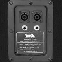 Load image into Gallery viewer, FL-12P - Pair of Premium 12&quot; PA/DJ Speaker Cabinets with Titanium Horns
