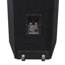 Load image into Gallery viewer, FL-155PC - Dual Premium 15&quot; PA/DJ Speaker Cabinet with Titanium Horn - Wheel Kit and Rear Handle
