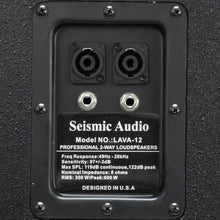 Load image into Gallery viewer, Lava 12 Pair of Premium Black 12&quot; Loudspeakers or Monitors
