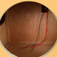 Load image into Gallery viewer, Luke-2x12C - Contemporary Empty Dual 12&quot; Guitar Cabinet - Orange Tolex/Wheat Cloth Grill

