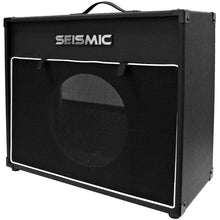 Load image into Gallery viewer, Luke-1x12V - Vintage Empty 12&quot; Guitar Cabinet - Black Tolex/Black Cloth Grill
