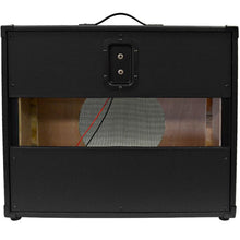 Load image into Gallery viewer, Luke-1x12V - Vintage Empty 12&quot; Guitar Cabinet - Black Tolex/Wheat Cloth Grill
