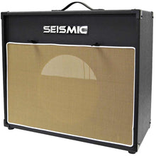 Load image into Gallery viewer, Luke-1x12V - Vintage Empty 12&quot; Guitar Cabinet - Black Tolex/Wheat Cloth Grill
