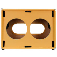 Load image into Gallery viewer, Luke-2x12TR - Traditional Empty Dual 12&quot; Guitar Cabinet - Orange Tolex/Wheat Cloth Grill

