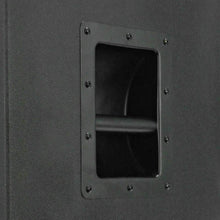 Load image into Gallery viewer, Luke-2x12C - Contemporary Empty Dual 12&quot; Guitar Cabinet - Black Tolex/Black Cloth Grill
