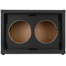 Load image into Gallery viewer, Luke-2x12C - Contemporary Empty Dual 12&quot; Guitar Cabinet - Black Tolex/Wheat Cloth Grill
