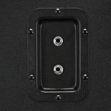 Load image into Gallery viewer, Luke-2x12C - Contemporary Empty Dual 12&quot; Guitar Cabinet - Black Tolex/Wheat Cloth Grill
