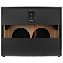 Load image into Gallery viewer, Luke-2x12V - Vintage Empty 12&quot; Guitar Cabinet - Black Tolex/Black Cloth Grill
