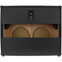 Load image into Gallery viewer, Luke-2x12V - Vintage Empty 12&quot; Guitar Cabinet - Black Tolex/Wheat Cloth Grill
