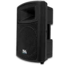 Load image into Gallery viewer, Pair of 12&quot; PA DJ Molded  Speakers and Stands
