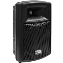 Load image into Gallery viewer, Pair of Powered 10&quot; PA DJ Molded Speakers with Speaker Stands
