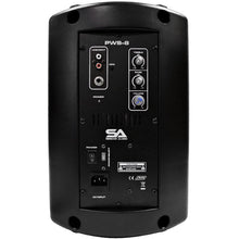 Load image into Gallery viewer, PWS-8 Pair of Powered 8&quot; PA DJ Molded Speakers
