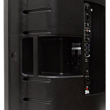 Load image into Gallery viewer, Pair of Powered 15&quot; PA DJ Molded Speakers with Speaker Stands
