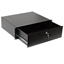 Load image into Gallery viewer, RD3U - 3 Space Metal Rack Case Locking Drawer
