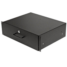 Load image into Gallery viewer, RD3U - 3 Space Metal Rack Case Locking Drawer
