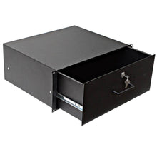Load image into Gallery viewer, RD4U - 4 Space Metal Rack Case Locking Drawer
