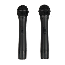 Load image into Gallery viewer, Pair of Powered 12 Inch PA Speakers - Rechargeable with 2 Mics, Remote and Bluetooth
