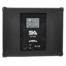 Load image into Gallery viewer, SA-CPPA2 - Powered Compact Portable PA System - Pair of 4x5 Column Speakers, Pair of 12 Inch Subwoofers and Poles
