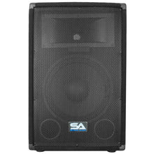 Load image into Gallery viewer, Pair of 12&quot; PA Speakers with two Tripod Speaker Stands
