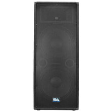 Load image into Gallery viewer, SA-155T - Pair Dual 15&quot; Pro Audio PA / DJ Speaker Cabinets Titanium Horns
