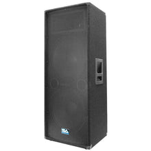 Load image into Gallery viewer, SA-155T - Pair Dual 15&quot; Pro Audio PA / DJ Speaker Cabinets Titanium Horns
