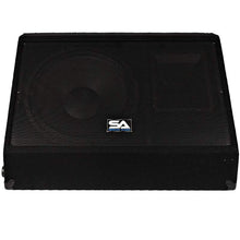 Load image into Gallery viewer, Pair of 15&quot; Floor Monitors with Titanium Horns
