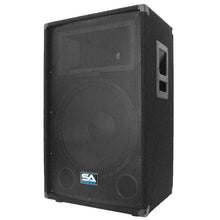 Load image into Gallery viewer, SA-15T - Pair of 15 Inch PA / DJ / Band Speaker Cabinets with Titanium Horns
