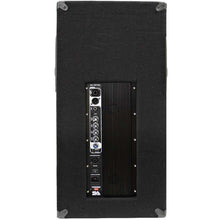 Load image into Gallery viewer, Pair of Powered 2-Way 15&quot; PA / DJ / Band Speaker Cabinet with Titanium Horns and Stands
