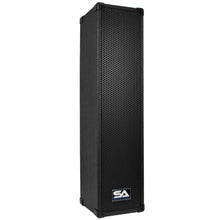 Load image into Gallery viewer, SA-CPPA2 - Powered Compact Portable PA System - Pair of 4x5 Column Speakers, Pair of 12 Inch Subwoofers and Poles
