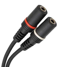 Load image into Gallery viewer, SA-iEM2EF - Male 1/8&quot; to Dual Female 1/8&quot; Splitter Patch Cable
