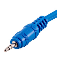 Load image into Gallery viewer, SA-iRCA6 - 6 Foot Blue 3.5mm Male to Dual RCA Male Audio Patch Cable

