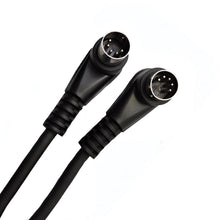 Load image into Gallery viewer, SAMIDI5R - MIDI Right Angle 5 Pin Data Cable - 5 Feet

