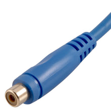 Load image into Gallery viewer, SA-PGSR25Blue - 25 Foot Blue RCA Male to RCA Female Audio Extension Cable
