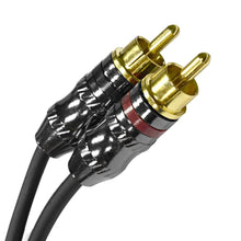Load image into Gallery viewer, SA-Y6 - 4 PACK - 6 Inch Splitter Patch Y Cable - 1 XLR Male to 2 RCA Male
