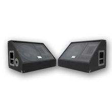 Load image into Gallery viewer, Pair of 15&quot; PA Speakers, 15&quot; Floor Monitors, and 4 Cables
